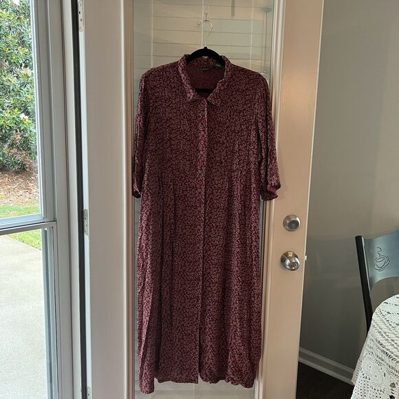 L.L. Bean Dresses & Skirts - Ll Bean Women’s Maxi Dress 18 Petite Pin tucked Cottage